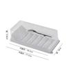 Caja de Empaque en Rollo Piel de Tigre Transparente Caja para Pastel Mei Niang Nieve Anti-niebla Blíster Fines de Cerdo Pastel Redondo Empaque