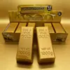Bestseller transfronterizo: Ladrillo de oro simulado de PU de rebote lento, juguete para aliviar el estrés, lindo regalo de descompresión