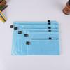 JZ-609PVC Pasta Zip A4 Colorida em Mesh Bolsa para Documentos de Mão para Escritório Feita Sob Medida