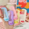 Peine Ancho de Color Sólido Macaron, Rectangular, Desenredante, Peine Lindo de Dientes Grandes, Peine de Peinado Transfronterizo