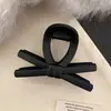Presilha de Cabelo com Laço Marrom Chocolate Feminina 2025 Nova Clip de Tubarão de Alta Qualidade Presilha de Cabelo Acessório de Cabelo para Parte de Trás da Cabeça