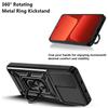 Funda de Teléfono Shunjia con Ventana Deslizante Adecuada para Xiaomi 15t Pro 5 en 1 Soporte Anti-Caída Redmi Note 15 Pro