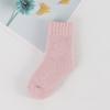 Calcetines de lana para niños de otoño e invierno, calcetines de rizo para bebé, calcetines casuales neutros, calcetines gruesos y cálidos para el suelo, calcetines para bebé
