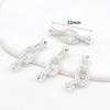 Cobre Chapado en Oro de 18 Quilates Color Conservante Circonita Broche Universal Conector de Pulsera Collar Accesorios para Joyería DIY Cierre Final B68