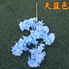 Novo Corredor de Casamento com Neve Artificial Adereços Decoração de Fundo para Casamento Árvore de Flor de Cerejeira Corredor de Casamento com Flor de Cerejeira de Ferro Forjado Enfeites de Casa