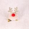 Horquilla de asta de alce de peluche de dibujos animados, regalo de Navidad transfronterizo de Amazon, accesorios para el cabello para niños, joyería de tela con cervatillo.