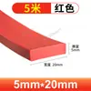 Tira Quadrada Sólida de Silicone, Resistente a Altas Temperaturas, Translúcida, Anticolisão, Resistente à Pressão, Impermeável, Tira Antiderrapante, Tira de Vedação de Silicone para Porta de Armário
