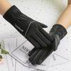 Guantes nuevos con tacto de segunda piel de fábrica versión AB para mujer otoño e invierno a prueba de viento pantalla táctil cálidos guantes de terciopelo para conducir al aire libre