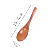 Colher de madeira atacado colher japonesa de cabo longo colher de mel colher de café colher de misturar talheres de madeira colher de arroz infantil colher de sopa