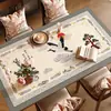 2026 Nuevo Mantel Individual Bordado de Cuero para Mesa de Comedor, Base Resistente al Calor, Mantel para Mesa de Café Resistente a Altas Temperaturas, Protector de Mesa de Lujo Ligero de Gama Alta