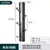 Moderno Creativo Invisible Plegable Espacio Aluminio Rama Gancho Vertical Abrigo Capucha Sin Rastro Sin Taladro Gancho Acabado Almacenamiento