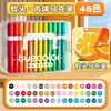 Marcadores Acrílicos de Colores Verdaderos con Puntas Suaves, Opacos y Apilables, Específicamente para el Arte de Estudiantes de Primaria y Dibujo DIY Infantil