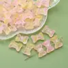 Lazo Acrílico Degradado de Dos Colores Cuentas Hecho a Mano Accesorios para Joyería DIY Gelatina Transparente Cuentas Sueltas Venta al por Mayor