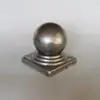 Accesorios para Tapas de Poste de Hierro Forjado Decoración de Valla Bola Tubo Cuadrado Tapa de Poste Tubo Redondo Tubo Cuadrado Soporte de Bola Tapa 40/50/60/80/100/