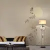 Nuevo Estilo Chino Bambú Antiguo Concepto Artístico Revestimiento de Pared Dormitorio B&B Fondo de TV Papel Tapiz Caja Disparo Fondo de Transmisión en Vivo