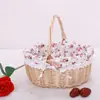 Cesta de Almacenamiento Nueva de Sauce, Cesta Portátil, Cesta de Regalo, Cesta de Flores, Cesta de Regalo, Cesta de Frutas para Picnic, Cesta de Almacenamiento al por Mayor