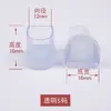 Zapatos de tacón alto para mujer Protectores de tacón silenciosos antideslizantes Accesorios de almohadillas canceladoras de ruido Tacones de repuesto Tacones finos