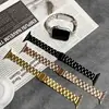 Adequado para pulseira Apple Watch s8 applewatch6 corrente de metal aço inoxidável iwatch7 pulseira fina temperamento homens e mulheres