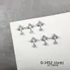 Accesorios para Uñas Serie Cruz de Zirconia Transfronteriza Luz de Lujo Retro Flash de Gama Alta Versátiles