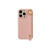 Adecuado para Iphone16Promax Soporte de Pulsera con Textura de Guijarros Apple 15/14Pro Gancho Cubierta Protectora Anticaídas