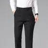 Pantalones casuales al por mayor para hombres de mediana edad y mayores, nuevos pantalones gruesos holgados de pierna recta para primavera y otoño, pantalones de papá, entrega en una sola pieza