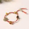 Pulsera Nacional Trendy Antigua Simple Personalidad Buena Suerte DIY Hecha a Mano Cuerda Tejida para Hombres y Mujeres Pareja Estilo Nacional Novia