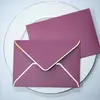 Envelope de Borda Dourada Transfronteiriço Em Estoque Capa para Envelope de Convite em Papel Perolado Fabricação de Capa para Cartão de Membro Sacola Envelope Impressão Personalizada