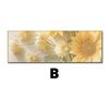 Pintura Decorativa de Quarto Estilo Creme Girassol Mural de Cabeceira do Quarto Principal Luxo Leve Pintura de Parede para Sala de Estar Edição Horizontal