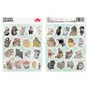 103 Adesivos de Gatinhos Fofos Realistas, Pets Kawaii Fofos, Diário de Mão DIY, Adesivos Decorativos para Copo de Água de Celular Venda por Atacado
