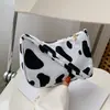 Bolso de Mujer Nuevo Color Block 2022 Versión Coreana Bolso de Mano Lindo con Estampado Bolso de Hombro Debajo del Brazo Bolso de Mano Debajo del Brazo