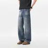 Maple House Roupas Masculinas / Coleção Nova Primavera 2026: Calça Jeans Retrô, Tendência Loose-Fit, Versátil Reta Wide-Leg Longa para Homens