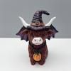 Transfronteiriço Novo Halloween Transfronteiriço Vaca das Terras Altas Enfeites para Casa e Jardim Mesa de Jantar Rústica Entradas de Casa Decorações Presentes