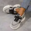 Moda Primavera y Verano Estilo Coreano Zapatos de Papá, Cómodos y Transpirables de Suela Blanda Casuales de Malla, Tenis de Suela Gruesa para Mujer, Zapatos Individuales al por Mayor
