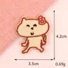 Parche Bordado Termofusible de Animales de Dibujos Animados Pegatinas de Tela Coreanas DIY Souvenir Hecho a Mano Pegatinas de Parche Accesorios Etiquetas de Tela para Planchar