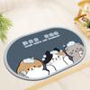 Tapetes de Chão para Banheiro, Capachos de Lama de Diatomáceas Feitos Sob Medida, Tapetes Antiderrapantes para Banheiro de Tamanho Personalizado, Tapetes de Pé Absorventes de Secagem Rápida Xiaohongshu
