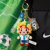 Llavero de Muñeco de Peluche de Dibujos Animados Creativos del Mundial Colgante Decorativo para Bolso de Acrílico Personalizado y Goma Suave Personalización