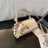 Bolso coreano de nicho, nueva moda verano 2026, bandolera de color sólido texturizado, bolso de mujer elegante de alto valor