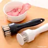 Martillo para Bistec de Acero Inoxidable Ablandador de Carne con Agujas para Uso Doméstico Perforador Dispositivo Rompe Tendones Martillo para Golpear Carne Aguja Perforadora para Panceta de Cerdo