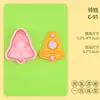 Moldes para Galletas Serie de Bendiciones Estilo Nacional tipo Zen Moldes de Caricatura 3D de Campana Vela Moldes Simulación Estampado DIY Galletas