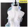 Material auxiliar de renda de pérolas com miçangas Organza Plissada Fita com babados Acessórios Malha Pacote de flores Decoração de bolsa de flores