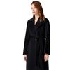 Abrigo Forrado 100% Cachemira Pura para Mujer, Largo Medio, Invierno 2024, Abrigo de Lana Elegante y de Alta Gama