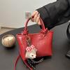 Bolsa pequena marrom retrô de alta qualidade para mulheres 2024, nova bolsa crossbody para outono e inverno, bolsa balde portátil superquente