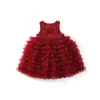 Venda Direta da Fábrica Novo Estilo Manga Longa Colete Estilo Coco Chanel Saia Bufante Outono Inverno Roupa de Ano Novo Saia Tutu 2026MDD Meninas