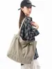 Bolsa de Lona para Mujer 2026 Nuevo Estilo Moda Coreana Casual Ropa de Trabajo Bolso de Hombro Bolso Tote de Gran Capacidad