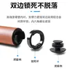 Puños para Manillar de Bicicleta de Montaña con Superficie de Cuero, de Bloqueo, Amortiguadores, Puños Auxiliares Antideslizantes, Accesorios para Ciclismo