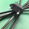 Los fabricantes suministran cable de alimentación de calibre europeo enchufe redondo doble cable de enchufe para lámpara de escritorio cable de alimentación para lámpara LED
