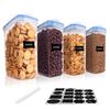 Tarro de Almacenamiento de Granos Transfronterizo Cubo de Arroz Caja de Almacenamiento de Alimentos de Cocina Plástico PP Tarro Sellado Transparente Gadget de Cocina