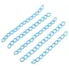 Acessórios para joias DIY corrente de cauda 5cm corrente extensora corrente de chaveiro corrente de pingente de pulseira V168