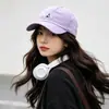 Chapéu Feminino 2026 Novo Estilo Boné de Baseball Emagrecedor Facial Aba Larga Rosto Grande Alargado Boné Plano Versátil Casual Masculino