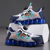 Sapatos Infantis Primavera Outono 2026 Novos Malha Respirável Tênis Esportivos Infantis Crianças Médias e Grandes Tênis de Corrida Sapatos de Comércio Exterior
